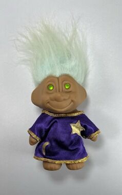 Rare T.N.T. Toy Troll Doll *The Wizard* Eyes Light up and "Talks" New Batteries